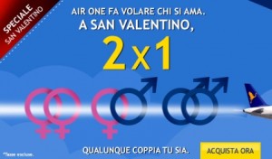 2x1 air one san valentino