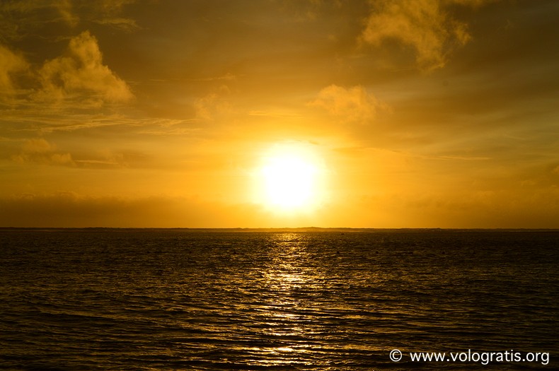sunset flic en flac mauritius