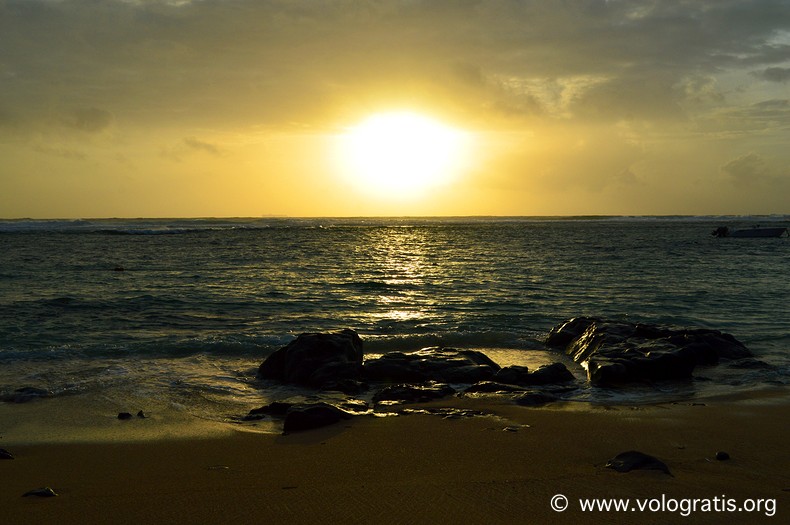 tramonto viaggio a mauritius