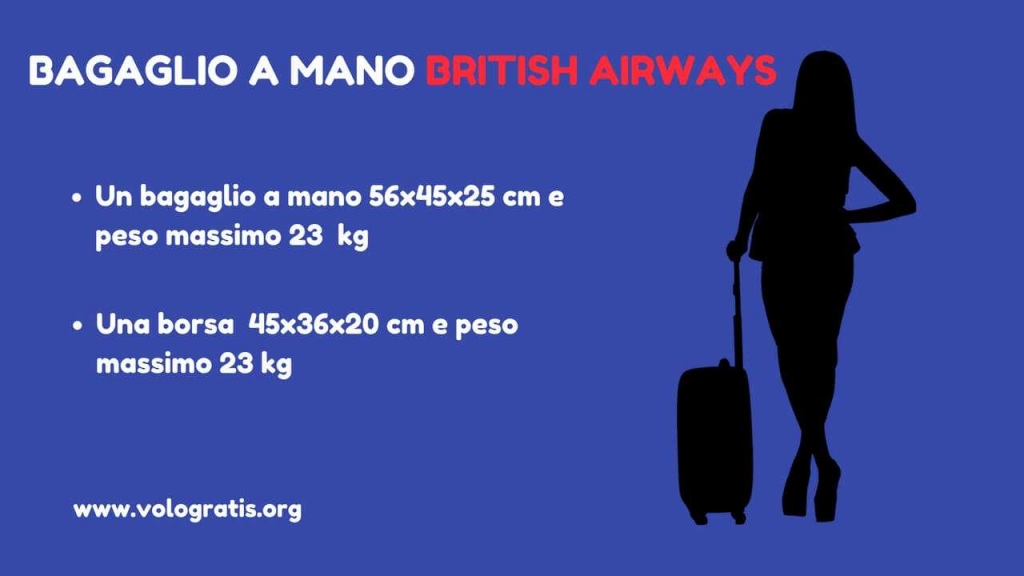 bagaglio a mano british airways