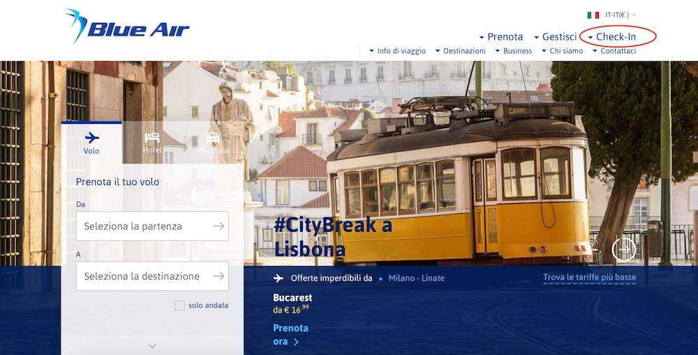 check-in online blue air