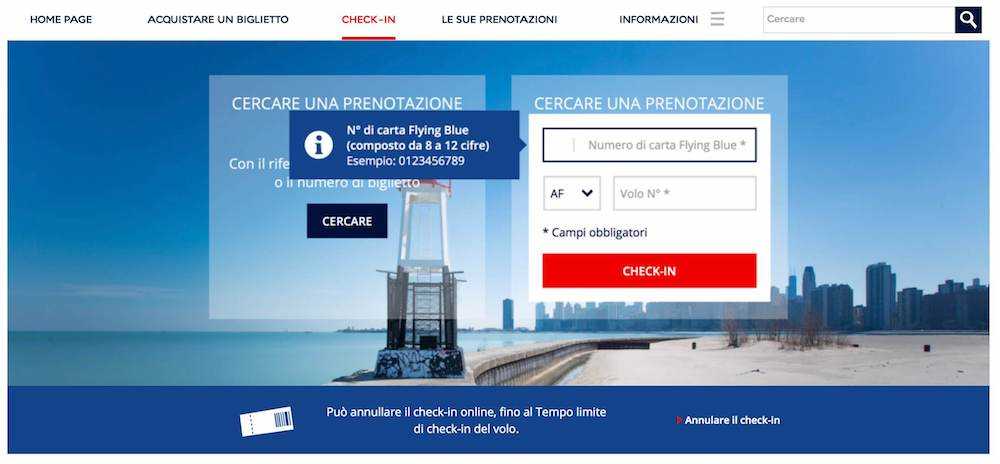 check-in online air france