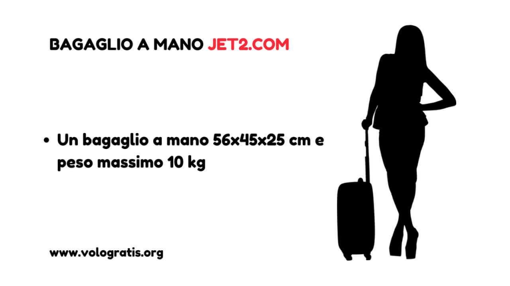 jet2 bagaglio mano